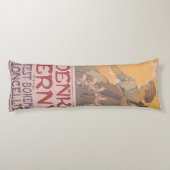 AlphonseによるZdenka Cernyのポスターミュシャ ボディピロー (裏面)