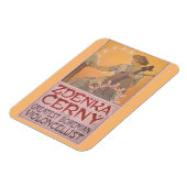 AlphonseによるZdenka Cernyのポスターミュシャ マグネット (左側)