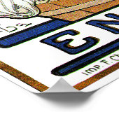 Alphonseミュシャポスター:アールヌーボー – ブルーデシャンズ ポスター (角)