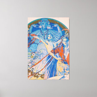 Alphonseミュシャポスターfor Sokolフェスティバル(1926) キャンバスプリント