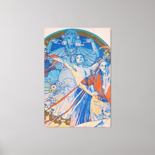 Alphonseミュシャポスターfor Sokolフェスティバル(1926) キャンバスプリント (正面)