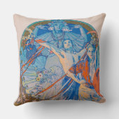 Alphonseミュシャポスターfor Sokolフェスティバル(1926) クッション (裏面)