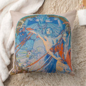 Alphonseミュシャポスターfor Sokolフェスティバル(1926) クッション (ブランケット)