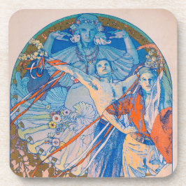 Alphonseミュシャポスターfor Sokolフェスティバル(1926) コースター