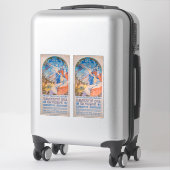 Alphonseミュシャポスターfor Sokolフェスティバル(1926) シール (スーツケース)