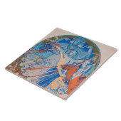 Alphonseミュシャポスターfor Sokolフェスティバル(1926) タイル (側面)