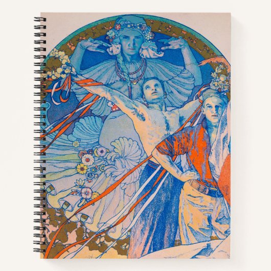 Alphonseミュシャポスターfor Sokolフェスティバル(1926) ノートブック (正面)