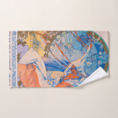 Alphonseミュシャポスターfor Sokolフェスティバル(1926) ハンドタオル (ハンドタオル)