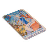 Alphonseミュシャポスターfor Sokolフェスティバル(1926) マグネット (右側)