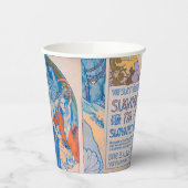 Alphonseミュシャポスターfor Sokolフェスティバル(1926) 紙コップ (左)