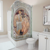 Alphonseミュシャ，アート，新しい,ヴィンテージ,hideseck，投稿 シャワーカーテン (インサイチュ)