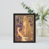 Alphonseミュシャ – ジョブ広告 ポストカード (スタンド正面)