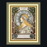 Alphonseミュシャ「La Plume」ポスター16 x 20 ポスター<br><div class="desc">ラ・プルームアールヌーボーのポスターby Alphonseミュシャ。</div>