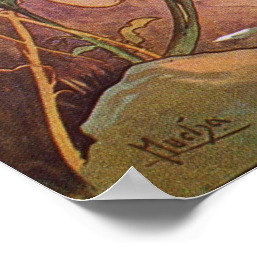 AlphonseミュシャEte/Summer, 1896 ポスター (角)