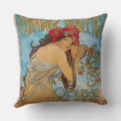 Alphonse社の車輌ディーラーミュシャ(1902) クッション (裏面)