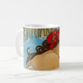 Alphonse社の車輌ディーラーミュシャ(1902) コーヒーマグカップ (正面左)