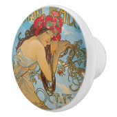 Alphonse社の車輌ディーラーミュシャ(1902) セラミックノブ (右)