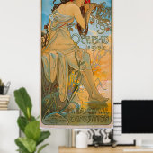 Alphonse社の車輌ディーラーミュシャ(1902) ポスター (ホームオフィス)