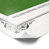 Alphonse Allais, April Fools，グリーン，抽象芸術・アート フォトプリント (角)