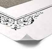 Alphonse Allais, April Fools,グレー,抽象芸術・アート ポスター (角)