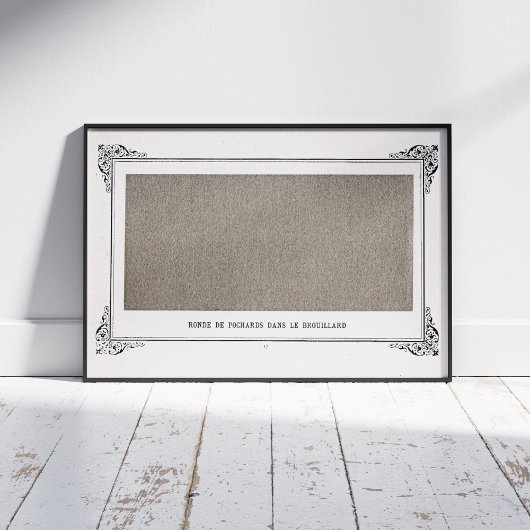 Alphonse Allais, April Fools,グレー,抽象芸術・アート ポスター