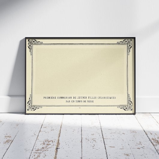 Alphonse Allais, April Fools，ホワイト，抽象芸術・アート フォトプリント