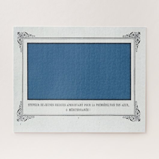 Alphonse Allais, April Foools, Blue, Alphonse Alla ジグソーパズル (横)