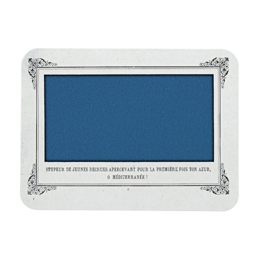 Alphonse Allais, April Foools, Blue, Alphonse Alla マグネット (横)