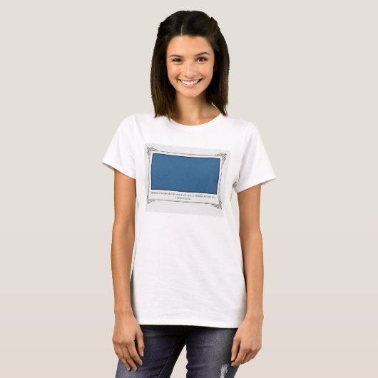 Alphonse Allais, April Foools, Blue, Alphonse Alla Tシャツ (正面フル)