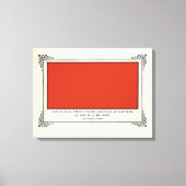 Alphonse Allais, April Foools, Red, Alphonse Allai キャンバスプリント (正面)