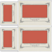 Alphonse Allais, April Foools, Red, Alphonse Allai シール (正面)