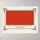 Alphonse Allais, April Foools, Red, Alphonse Allai ポスター (正面)