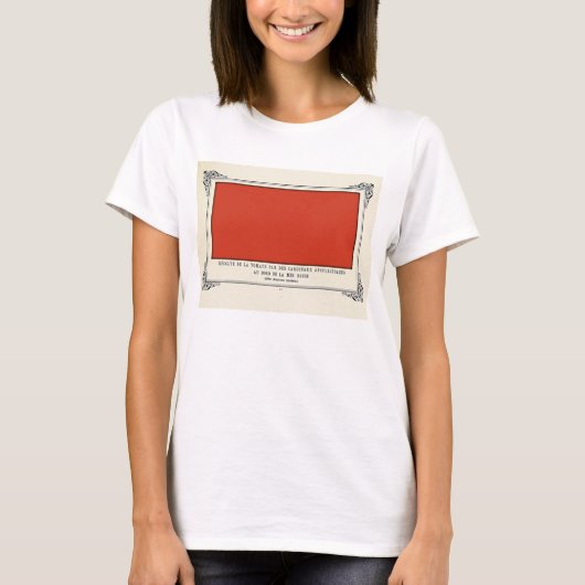Alphonse Allais, April Foools, Red, Alphonse Allai Tシャツ (正面)