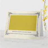 Alphonse Allais, April Foools, Yellow, Alphonse Al カード (黄色い花)