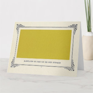 Alphonse Allais, April Foools, Yellow, Alphonse Al カード