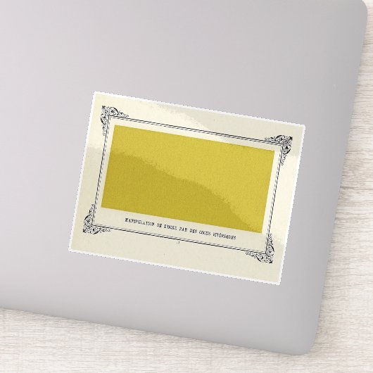 Alphonse Allais, April Foools, Yellow, Alphonse Al シール (詳細)