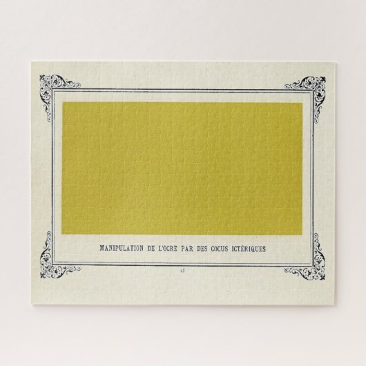Alphonse Allais, April Foools, Yellow, Alphonse Al ジグソーパズル (横)