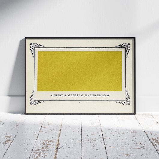 Alphonse Allais, April Foools, Yellow, Alphonse Al フォトプリント