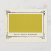 Alphonse Allais, April Foools, Yellow, Alphonse Al ポストカード (正面)