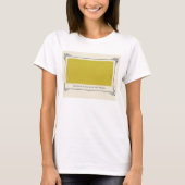Alphonse Allais, April Foools, Yellow, Alphonse Al Tシャツ (正面)