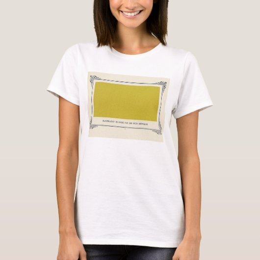 Alphonse Allais, April Foools, Yellow, Alphonse Al Tシャツ (正面)