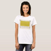 Alphonse Allais, April Foools, Yellow, Alphonse Al Tシャツ (正面フル)