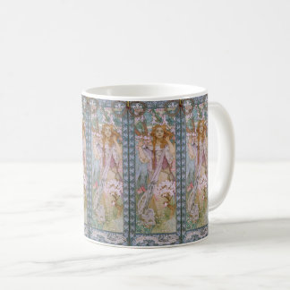 Alphonse Maria Mucha – Jugendstil Art nouveau コーヒーマグカップ