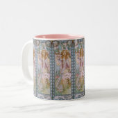 Alphonse Maria Mucha – Jugendstil Art nouveau ツートーンマグカップ (正面左)