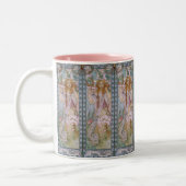 Alphonse Maria Mucha – Jugendstil Art nouveau ツートーンマグカップ (左)