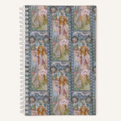 Alphonse Maria Mucha – Jugendstil Art nouveau ノートブック (正面)