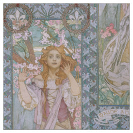 Alphonse Maria Mucha – Jugendstil Art nouveau DIY ファブリック
