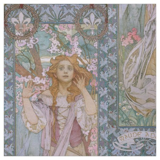 Alphonse Maria Mucha – Jugendstil Art nouveau DIY ファブリック (見本)