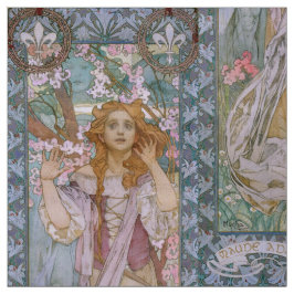 Alphonse Maria Mucha – Jugendstil Art nouveau DIY ファブリック