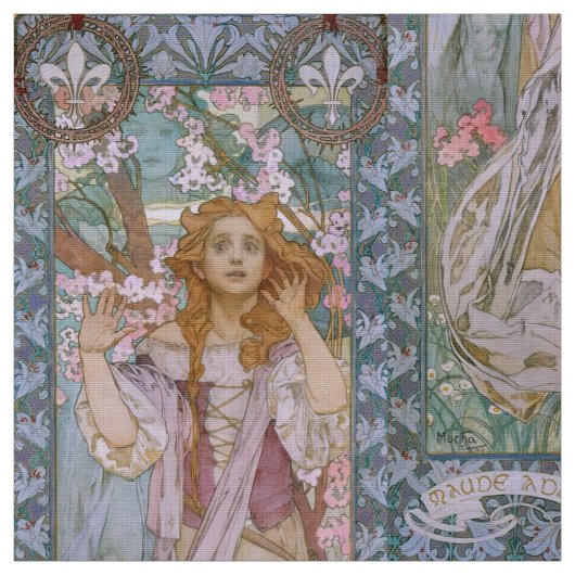 Alphonse Maria Mucha – Jugendstil Art nouveau DIY ファブリック (見本)